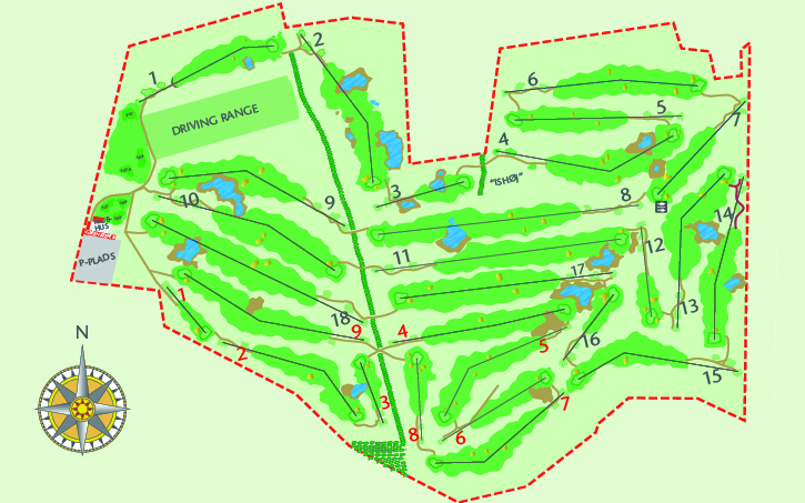 Ambassade Dwelling skraber Golfbaner hos Ishøj Golf | Unikke og drilske golfbaner | Forskellige baner ✓